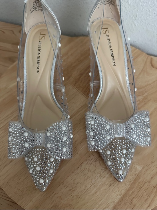 JS Jessica Simpson Avyria Womens Pointed Closed Toe Stiletto Heel Pumps - Picture 2 of 7